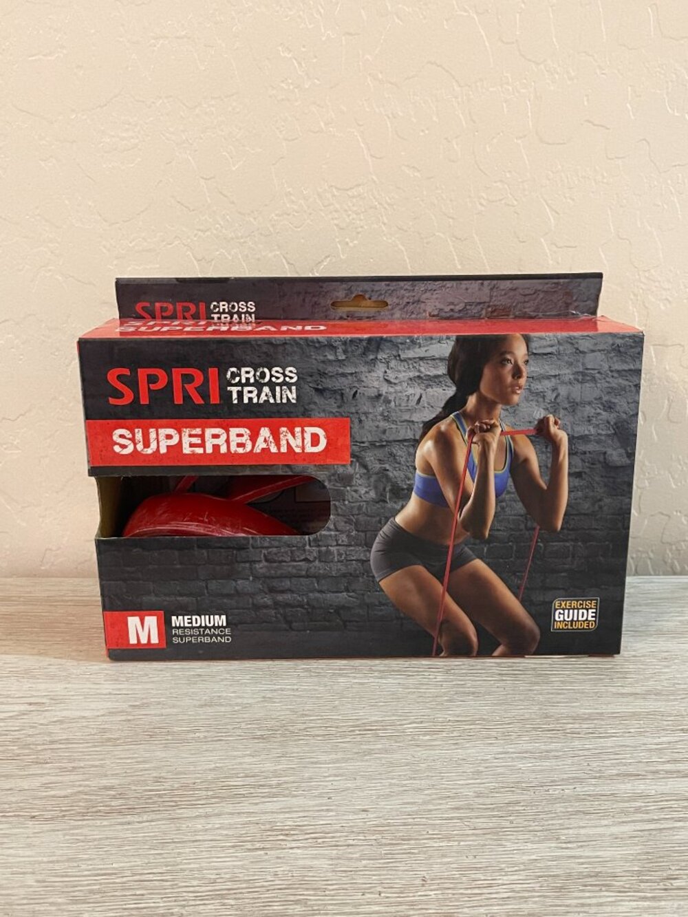 New SPRI Superband Cross Train 1/2" Medium Resistance Red